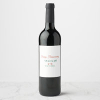 Cheers 40 happy anniversary orange green name date