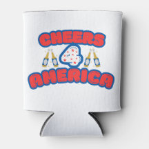 Cheers 4 America in Red, White, and Blue
