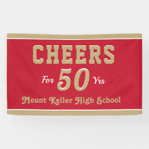 Cheers 50 yrs reunion banner