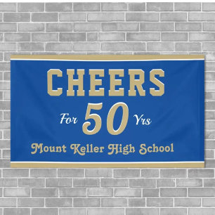 Cheers 50 yrs reunion banner