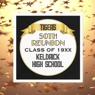 Cheers! 50th Class Reunion custom  party Napkin