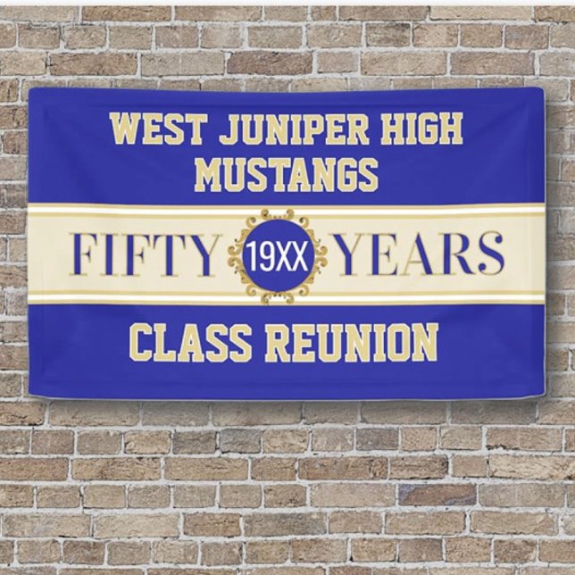 Cheers! 50th Reunion Celebration Banner (Creator Uploaded)