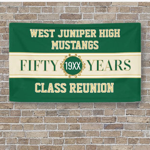 Cheers! 50th Reunion Celebration Banner