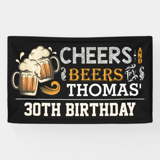Cheers and Beers Banner (Horizontal)