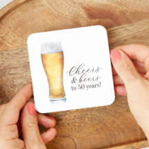 Cheers and Beers Casual 50th Birthday