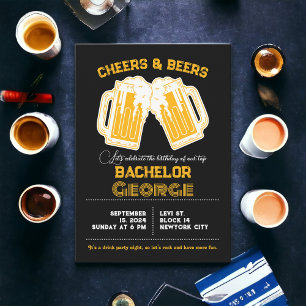 Cheers and Beers Invitation
