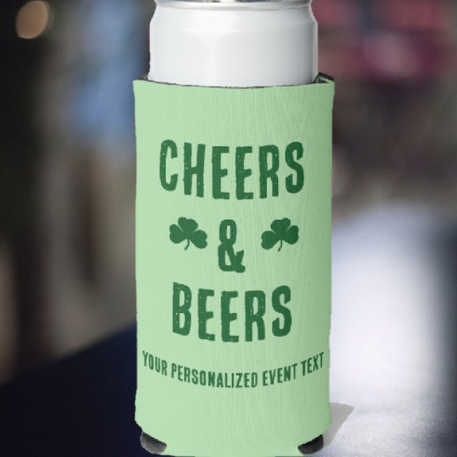 Cheers and Beers Party Event Can Cooler (Creator Uploaded)