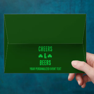 Cheers and Beers Party Event Envelope