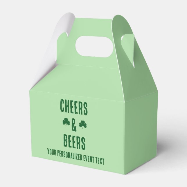 Cheers and Beers Party Favour Box (Front Side)