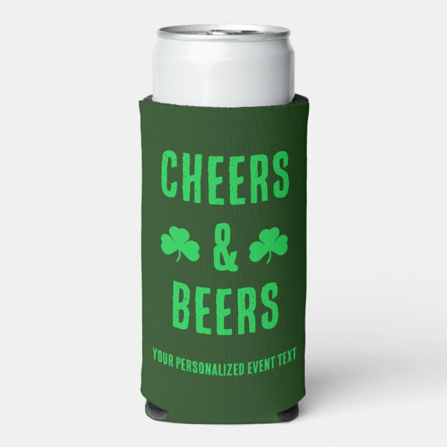 Cheers and Beers Party Seltzer Can Cooler (Seltzer Front)