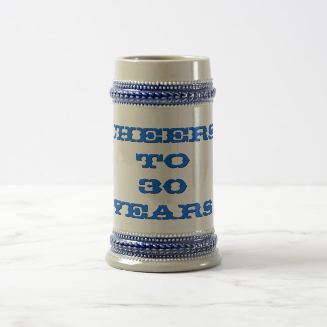Cheers Anniversary Age Work Years Beer Stein Mug (Center)