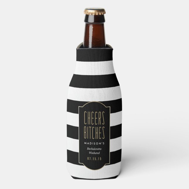 Cheers | Bachelorette Bottle Cooler (Bottle Front)