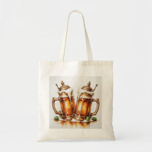 Cheers Beer Mugs  Tote Bag