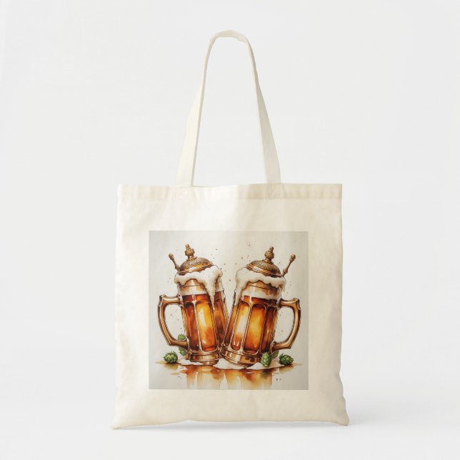 Cheers Beer Mugs  Tote Bag (Front)