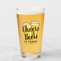 Cheers & Beers Adult Any Age Birthday