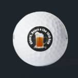 Cheers Beers and the 19th Hole Golf Balls<br><div class="desc">Golf Balls Cheers Beers and the 19th Hole Beer Drinking design,   with beer stein mug. This Golfing Beer Drinking-themed design is just right for your occasion and makes the perfect personalised Gift,  it's great for graduation weddings,  parties,  family reunions,  and just everyday fun. Our easy-to-use template makes personalising easy.</div>