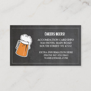 Cheers Beers Extra Accommodation Cards
