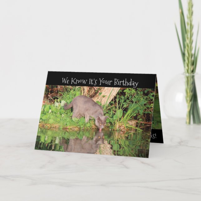 Cheers Birthday Drinks Card (Front)