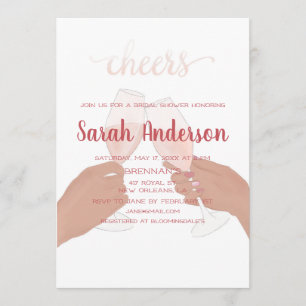 Cheers Bridal Shower Invitation