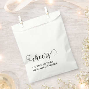 Cheers Bride To Be Wedding Event Favour Bags