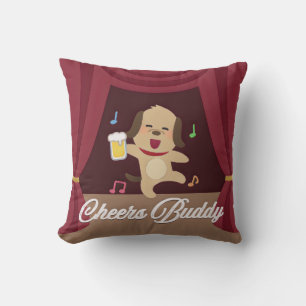 Cheers Buddy – Party Pup Cushion