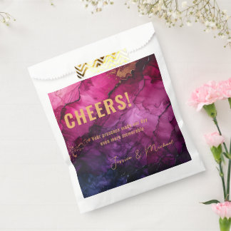 CHEERS! Celestial Elegance Marble Symphony Favour Bags