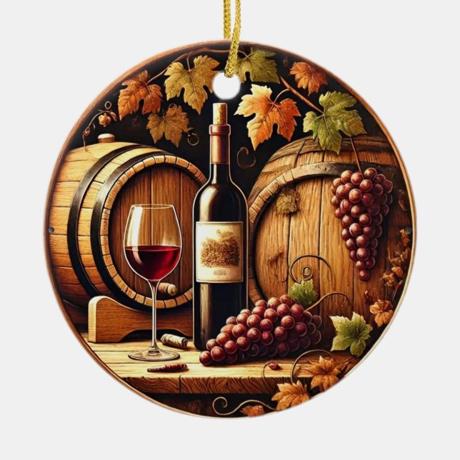 Cheers Ceramic Tree Decoration (Front)