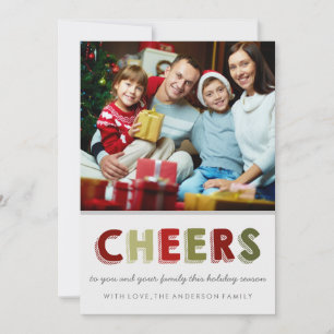 Cheers Christmas Cards   Holiday Cards