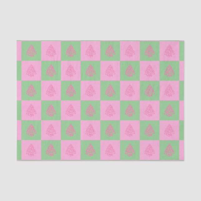 CHEERS CHRISTMAS TREES 4-TISSUE WRAPPING PAPER (Front)