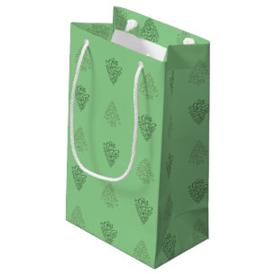 CHEERS CHRISTMAS TREES-6-GIFT BAG s