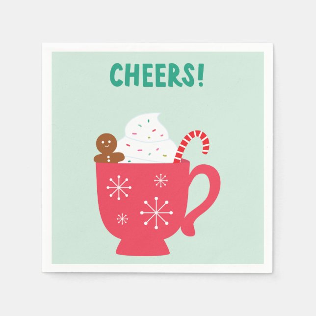 Cheers Cocoa Napkin (Front)
