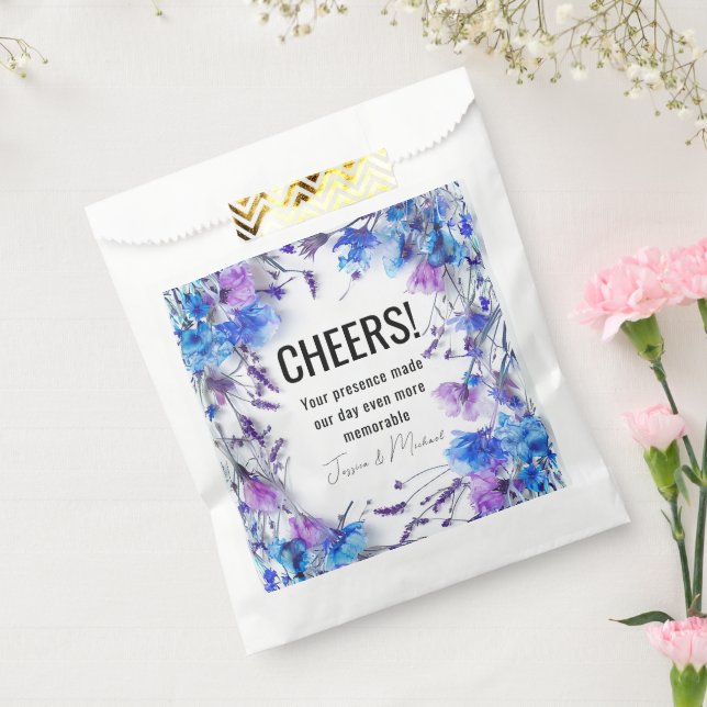 💍 Cheers! Cornflower Dreams Favour Bags (Sealed)