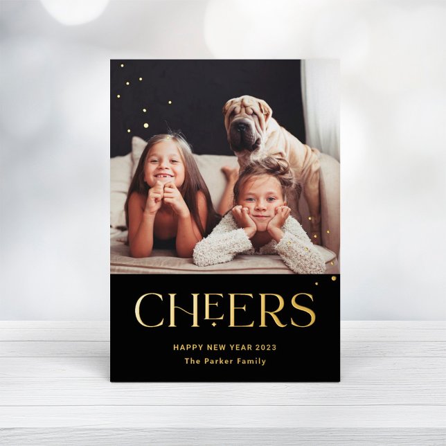 Cheers | Decorative Text Happy New Year Photo (Creator Uploaded)