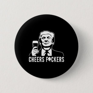 Cheers Donald Trump St Patricks Day Cheers Ers 6 Cm Round Badge