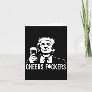 Cheers Donald Trump St Patricks Day Cheers Ers Card