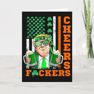 Cheers Ers St Patrick's Day Funny Beer Drinking Tr Card