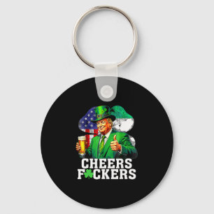 Cheers Ers St Patricks Day Funny Beer Drinking Tru Key Ring