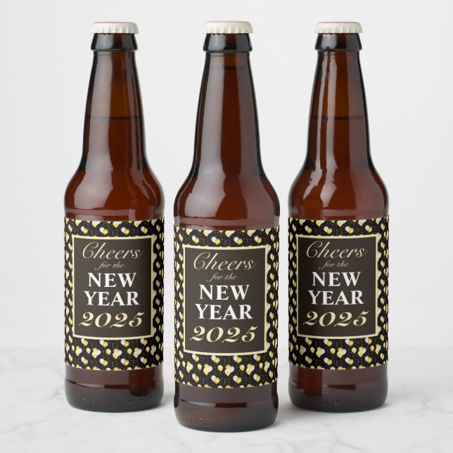 Cheers for the New Year New Years Eve 2023  Beer Bottle Label (Bottles)