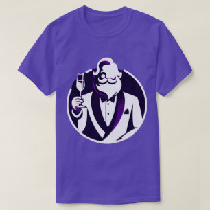 Cheers from Santa - Elegant Holiday Toast T-Shirt