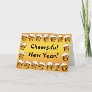 Cheers-ful New Year! Holiday Card