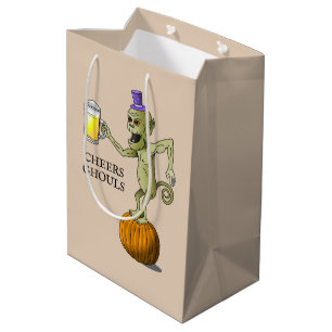 Cheers Ghouls Halloween Medium Gift Bag