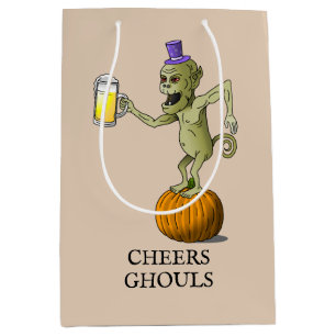 Cheers Ghouls Halloween Medium Gift Bag