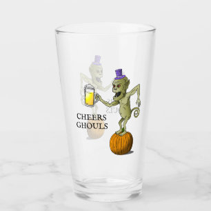 Cheers Ghouls Halloween Party Glass