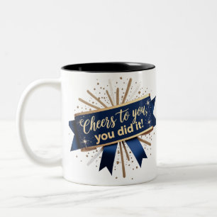 Cheers Grad Mug – Two-Tone 11oz
