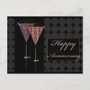 Cheers - Happy Anniversary Postcard