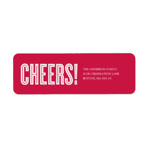CHEERS!   HOLIDAY GIFT TAGS