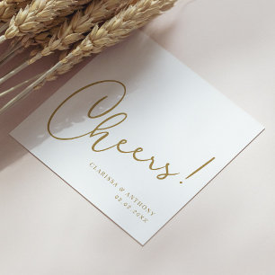 Cheers Lettering Hand Trends: Stand Out in Style Napkin