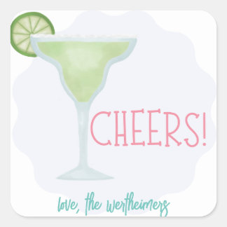 Cheers Margarita Gift Sticker