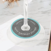 Wine Glass Tags