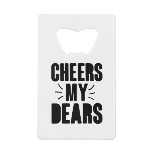 Cheers My Dear Hand-drawn Typography Design